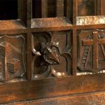 Carved detail from the Passion